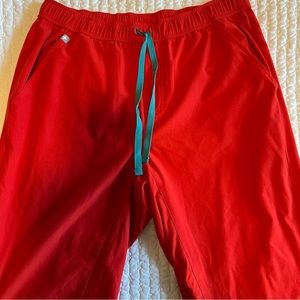 Figs Fionlite Tansen Joggers - Red